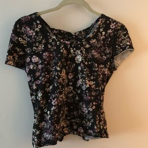 Floral crop top
